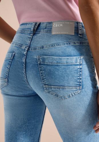 3/4 Slim Leg Jeans im Casual Fit 36/3/4 Hosen - Light Blue Washed
