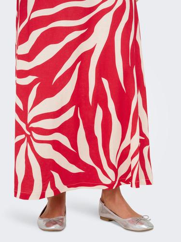 ONLCHIGO SAKURA LONG SKIRT WVN M - Barbados Cherry