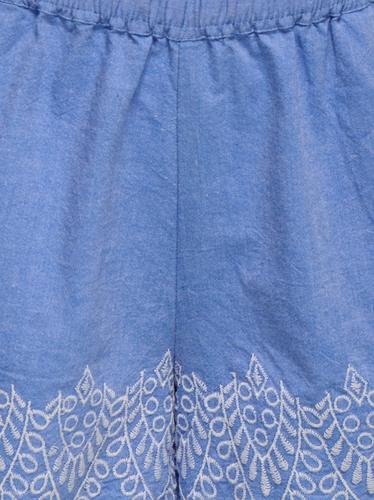 KOGTULUM EMB SHORTS WVN 164 Normal geschnitten - Blue Bonnet