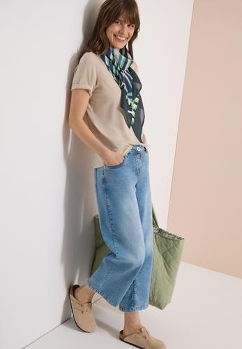 Dreieckstuch mit grafischem Muster One size - Palm Breeze Green