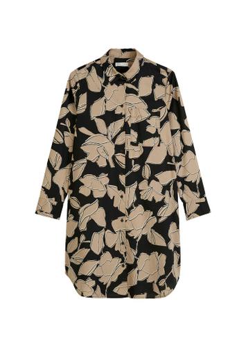 Print-Kleid relaxed 36 Relaxed Fit - Multi