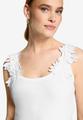 Top  mit floraler Spitze