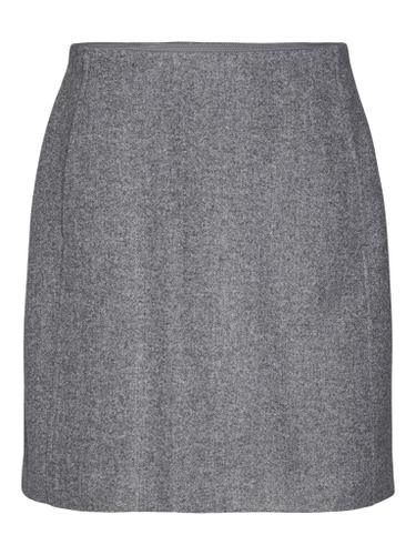 VMFORTUNEALLISON HW SHORT SKIRT GA NOOS M - Medium Grey Melange