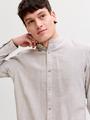 JJESUMMER LINEN BLEND BAND SHIRT L/S SN