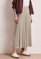 Midi-Rock aus Mesh in Plisséestruktur 36 - Timeless Beige