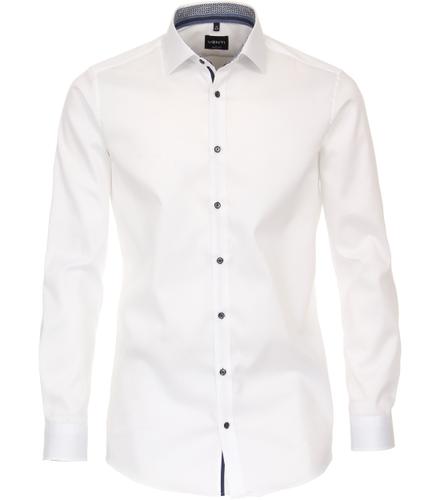 Twill Hemd uni