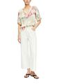 Bluse 42 - Beige|mehrfarbig