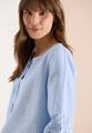 3/4-Arm Bluse mit Stickerei M - Blouse Blue