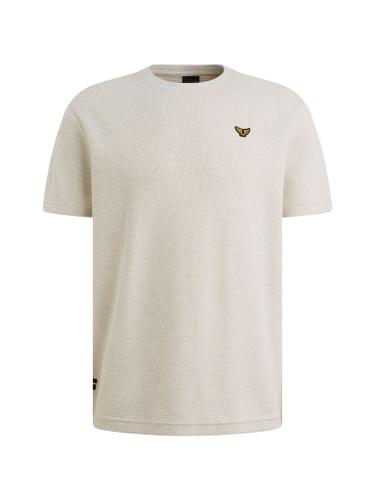 two tone textured stripe XL Regular Fit - Bone White