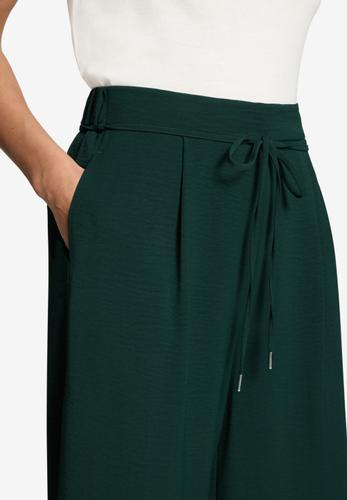 Stoffhose mit Bindegürtel 30 Inch 36 - Green Forest