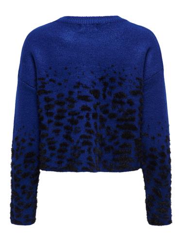 ONLANNI LS SHORT O-NECK JQ KNT M - Sodalite Blue