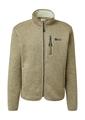 Sweatshirt Jacke L Regular Fit - Beige
