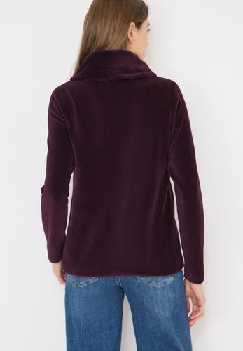 Cord Shirt mit großem Kragen