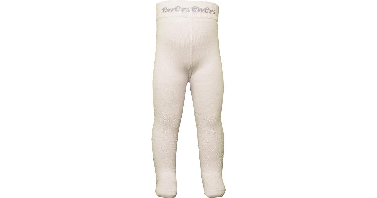 Baby Strickstrumpfhose , Herzen beige Gr. 62 Mädchen Kinder