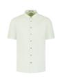 Shirt Short Sleeve With Linen XL Regular Fit - Seagreen