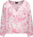 Bluse mit Blumenmuster 40 - French Rose Gemustert