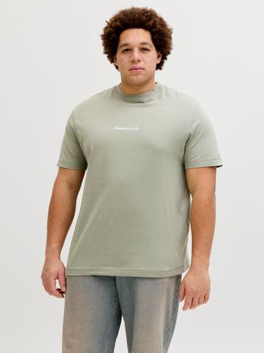 JORNORREBRO EMB TEE SS CREW NECK PLS EU5XL US3XL Normal geschnitten - Seagrass