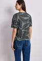 Shirt im Ausbrenner-Look mit Print 40 - Deep Bound Green