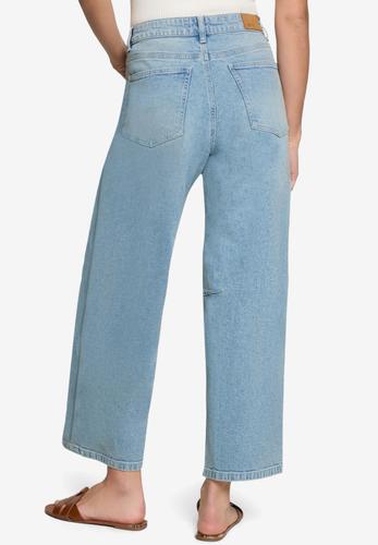 Barrel-Jeans Mid Waist 29 Inch 40 - Light Blue Denim