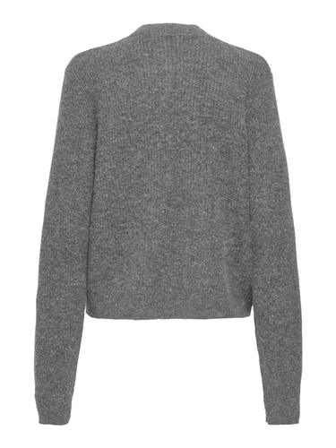 ONLMALIS BOW LS CARDIGAN EX KNT M Normal geschnitten - Medium Grey Melange