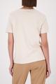 T-Shirt mit Cabrio-Print 38 - Champagne Beige