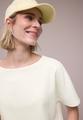 Dropped Shoulder Shirt mit Struktur 40 - Off White