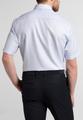 ETERNA KURZARM HEMD COMFORT FIT FANTASIEBINDUNG HELLBLAU STRUKTURIERT blau 46