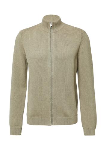Strickjacke XL Regular Fit - Beige