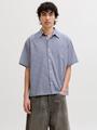 JORCOTEDAZUR SEERSUCKER CHECK SHIRT SS