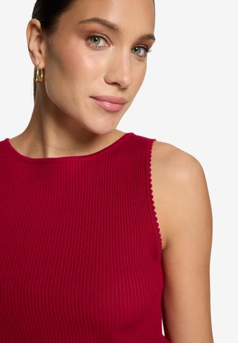 Stricktop mit U-Boot Ausschnitt