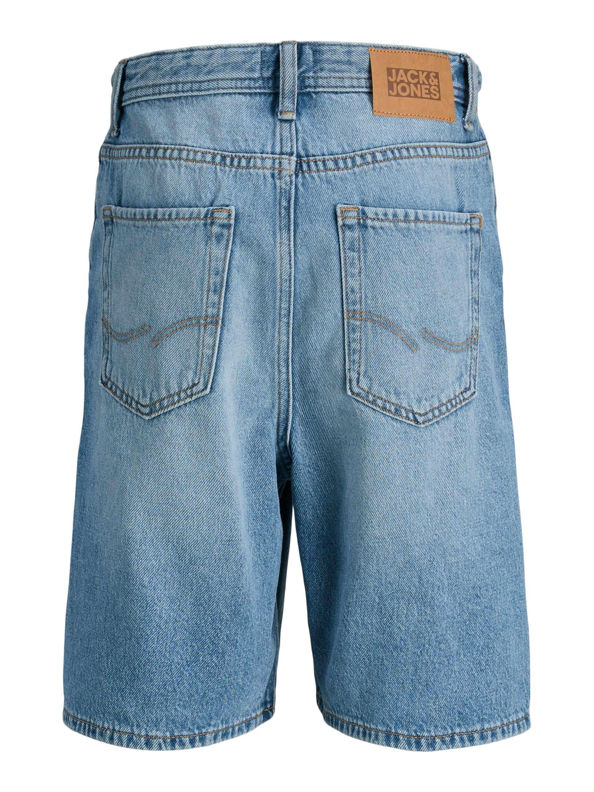 JJITONY JJORIGINAL SHORTS AKM 920 SN MNI 110 Locker geschnitten - Blue Denim