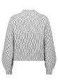 Strickpullover 36 hoher Bund - Schwarz/weiß