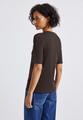 T-Shirt mit Rippstruktur