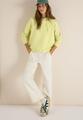 Hoodie mit Stickerei S - Iced Yellow