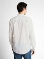 Regular Fit Hemd mit Leinenanteil M Regular Fit - White