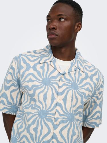 ONSCRUZ RLX SEERSUCKER RESO. SS SHIRT VD