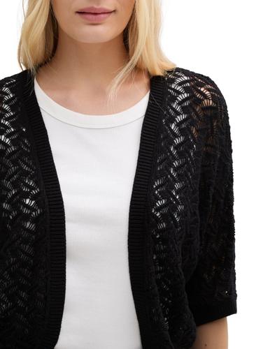 Loose Fit Bolero Cardigan L Loose Fit - Deep Black