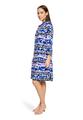 Stufenkleid 42 Ausgestellt - Blau/beige