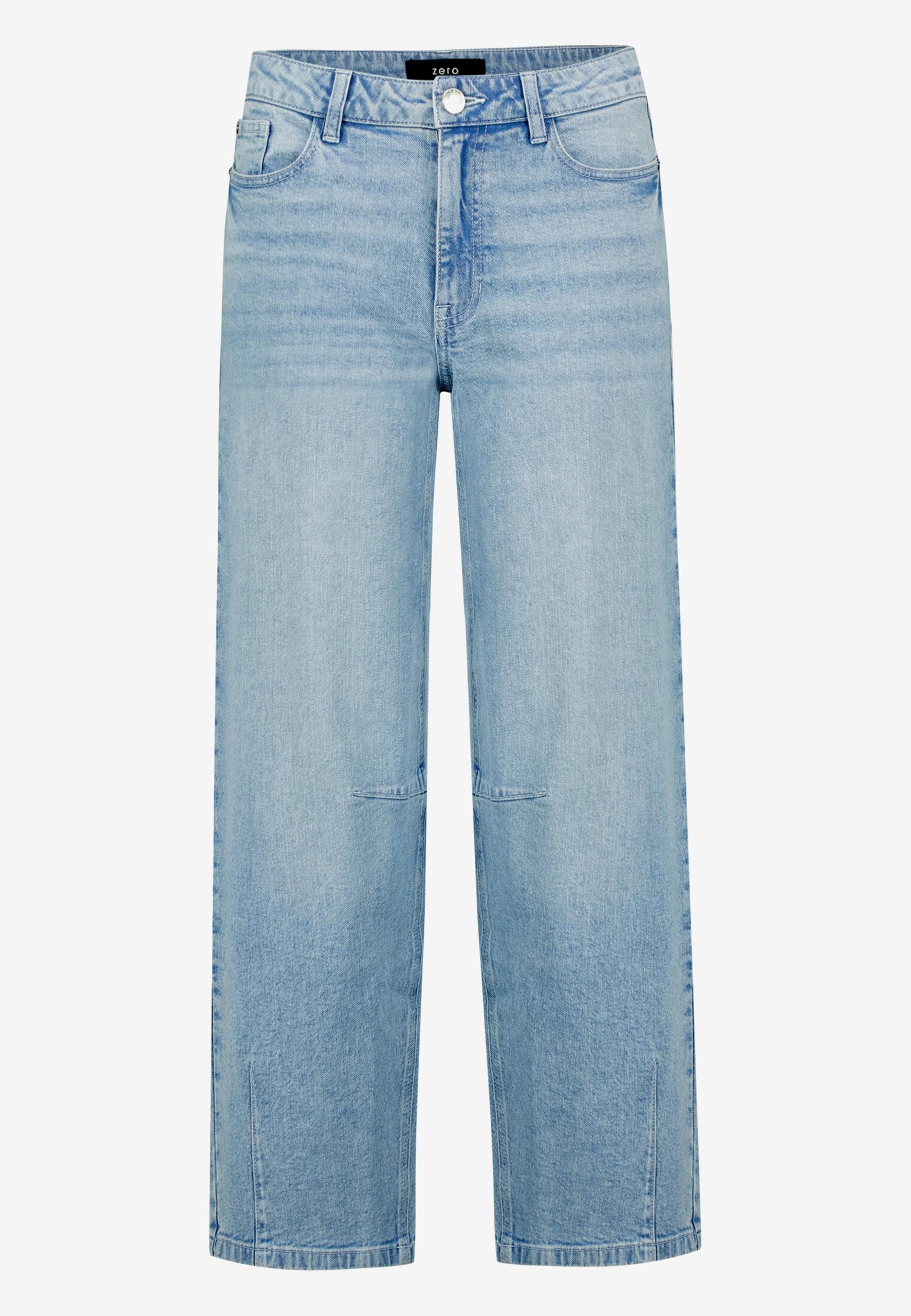 Barrel-Jeans Mid Waist 29 Inch 40 - Light Blue Denim