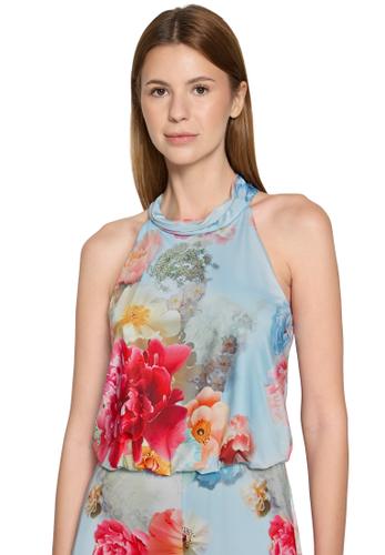 Jumpsuit 34 Figurumspielend - Blue/Rosé