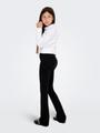 KOGROMA GLITTER FLAIRED PANT JRS 140 Normal geschnitten - Black
