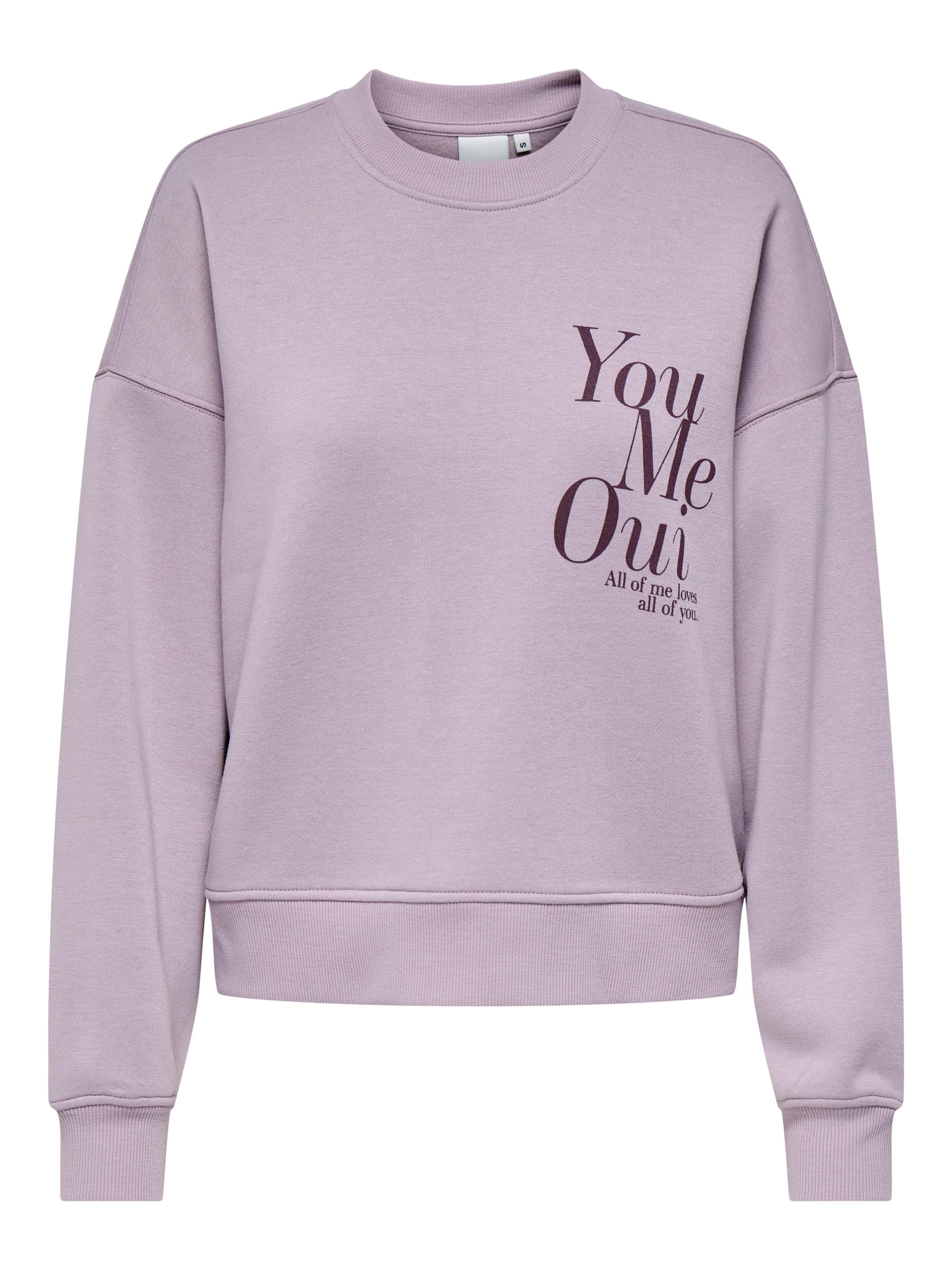 ONLBEST L/S PRINT CREW NECK SWT S Normal geschnitten - Nirvana