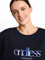 Loose Fit Scuba T-Shirt mit Print
