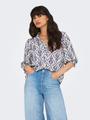 ONLRAYA 3/4 SHIRT WVN NOOS S Normal geschnitten - Night Sky