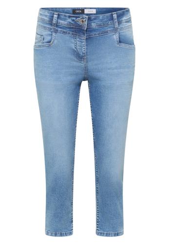 3/4 Slim Leg Jeans im Casual Fit 36/3/4 Hosen - Light Blue Washed