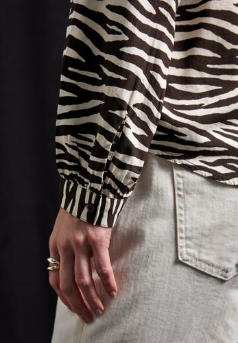 Tunika mit Zebra Print