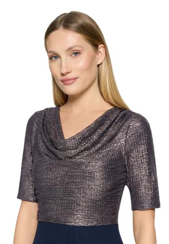 Abendkleid 42 Ausgestellt - Patch Dark Blue/Dark Blue