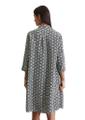 Leinenkleid relaxed 34 Relaxed Fit - Multi/white Cotton