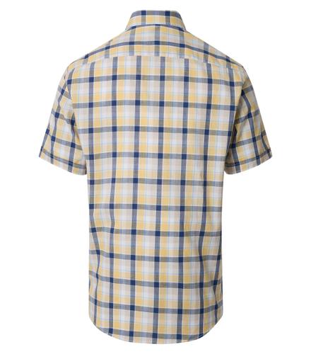 Freizeithemd Kurzarm XL Comfort Fit - Gelb