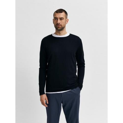 SLHROME LS KNIT CREW NECK G NOOS